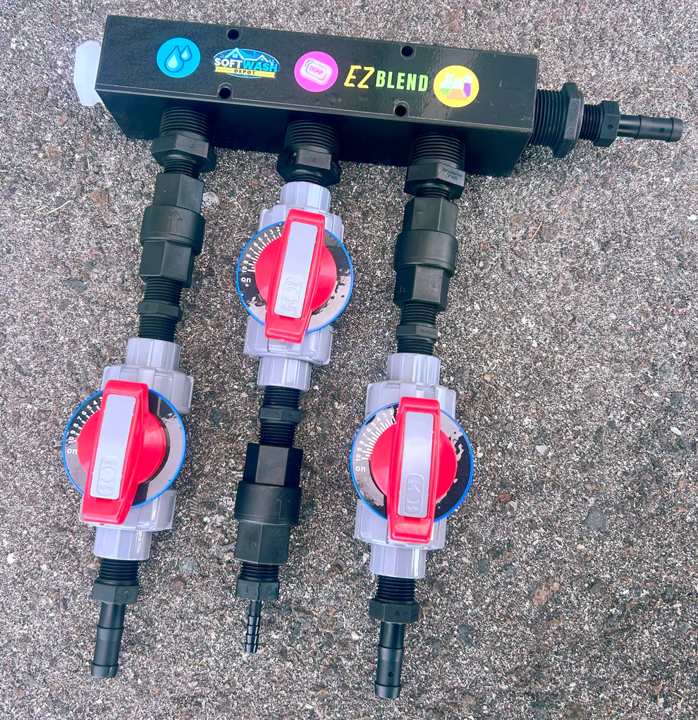 Manatee Mixing System w/ EZ BLEND Block Mount - 1/2" 3-Way image 0