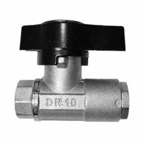 DN-10 Nickel Plated Brass Ball Valve image 0