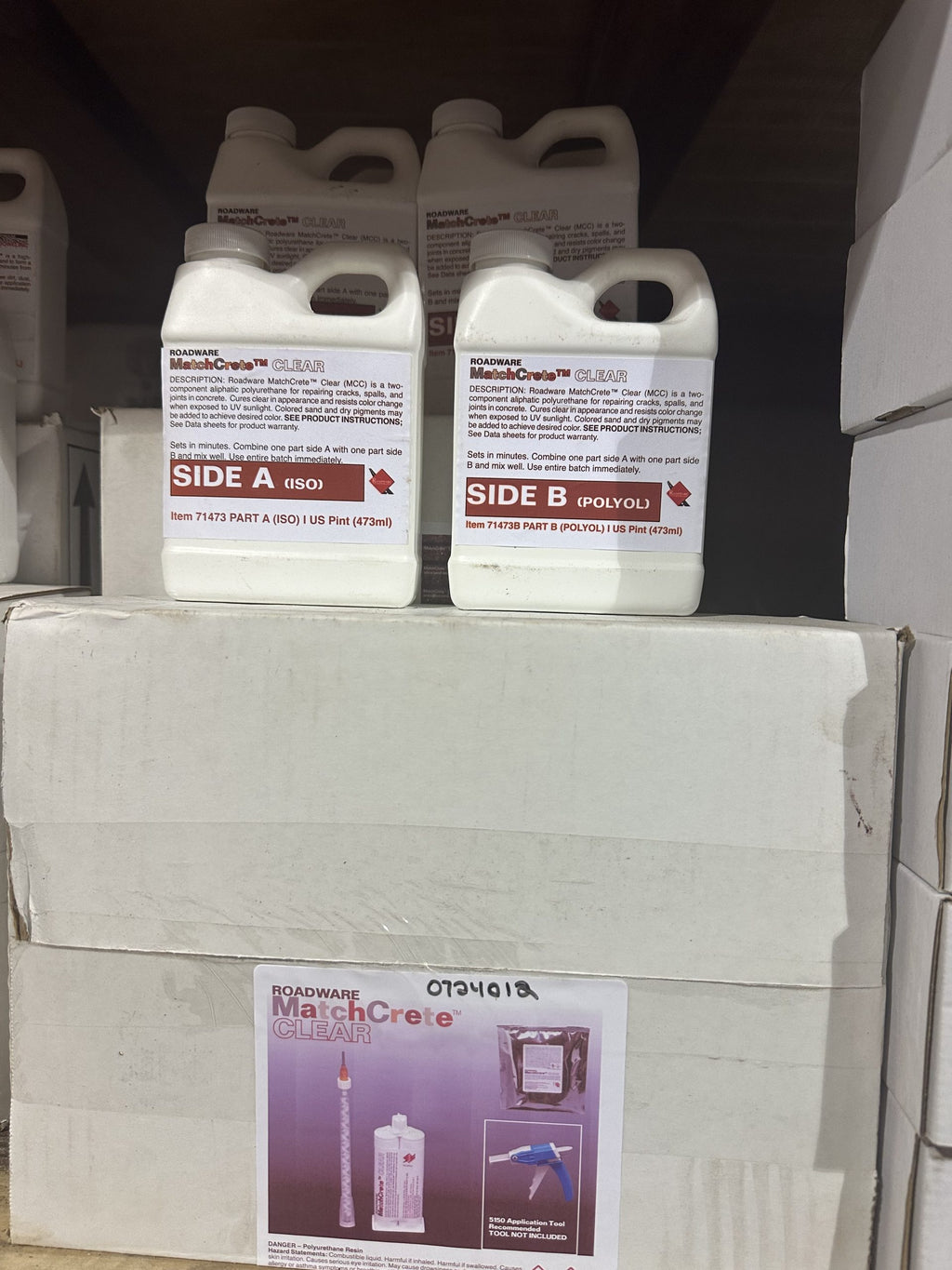ROADWARE MATCHCRETE™ CLEAR - One Quart Kit image
