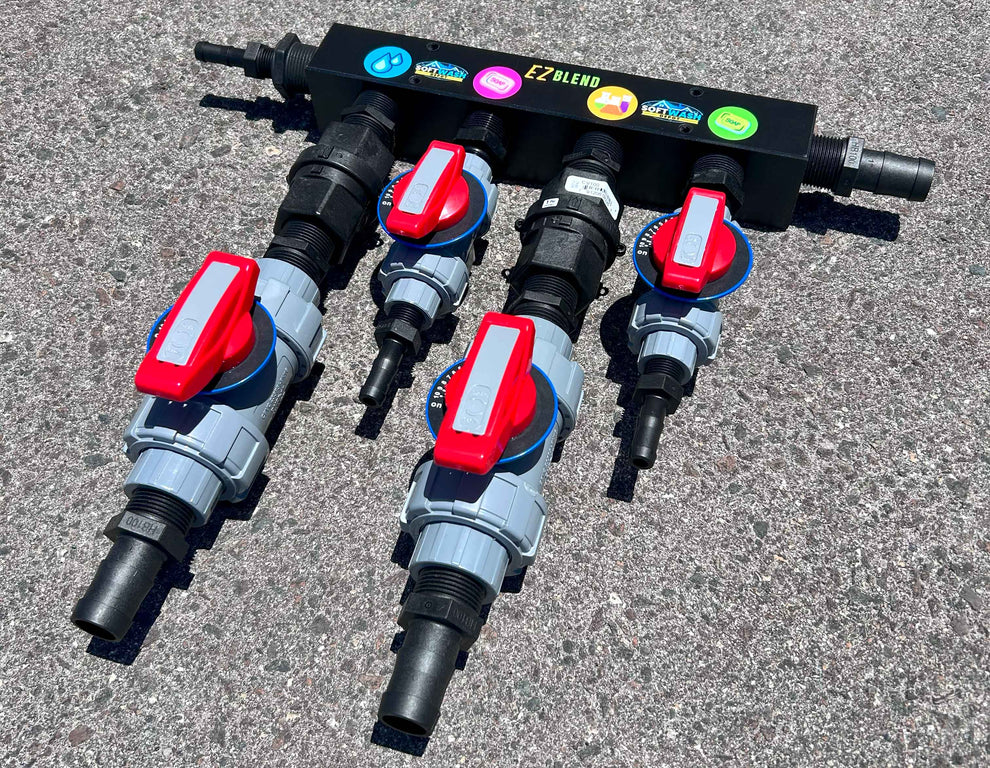 Manatee Mixing System w/ EZ BLEND Block Mount - 1" 4-Way image 0