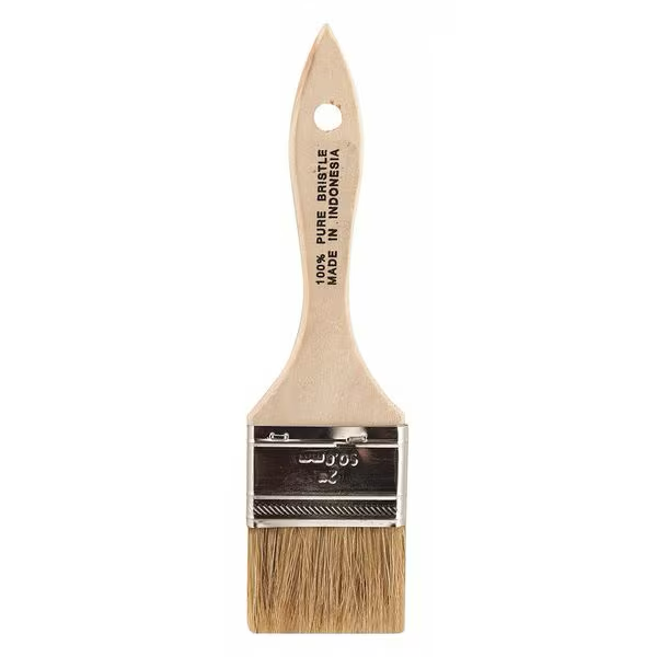 2" White Chip Brush image 0