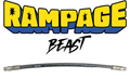 RAMPAGE BEAST Smooth Gray 1/2" Double Wire 6200 PSI Whip hoses image 0