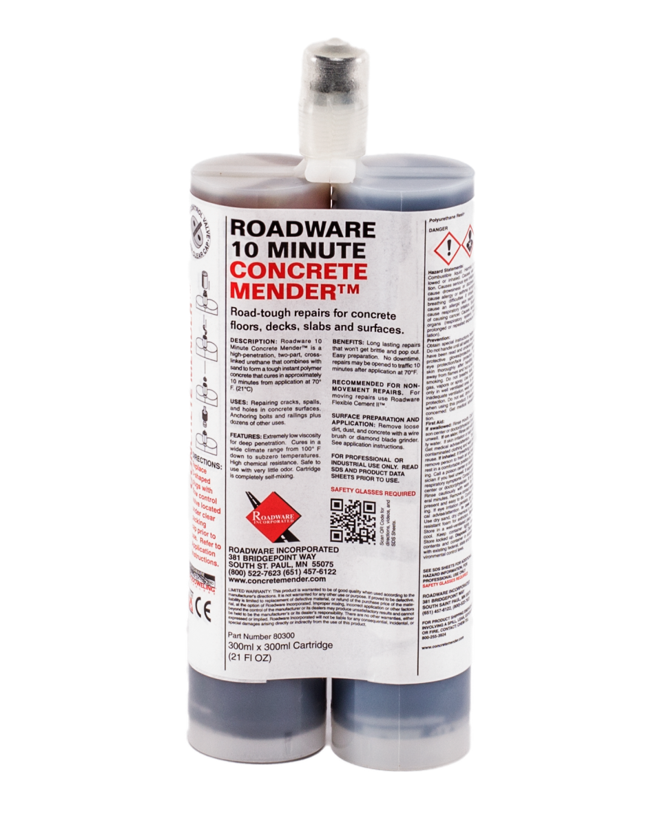 Roadware 10 Minute Concrete Mender 600ml Cartridge image 0