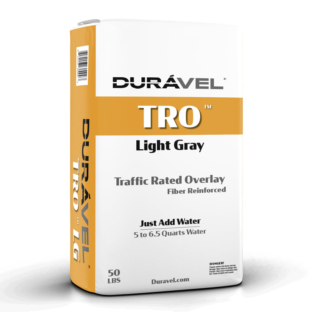Duravel TRO-LG: Traffic Rated Overlay Bag Mix, Light Gray, 50-Pound Bag image 0