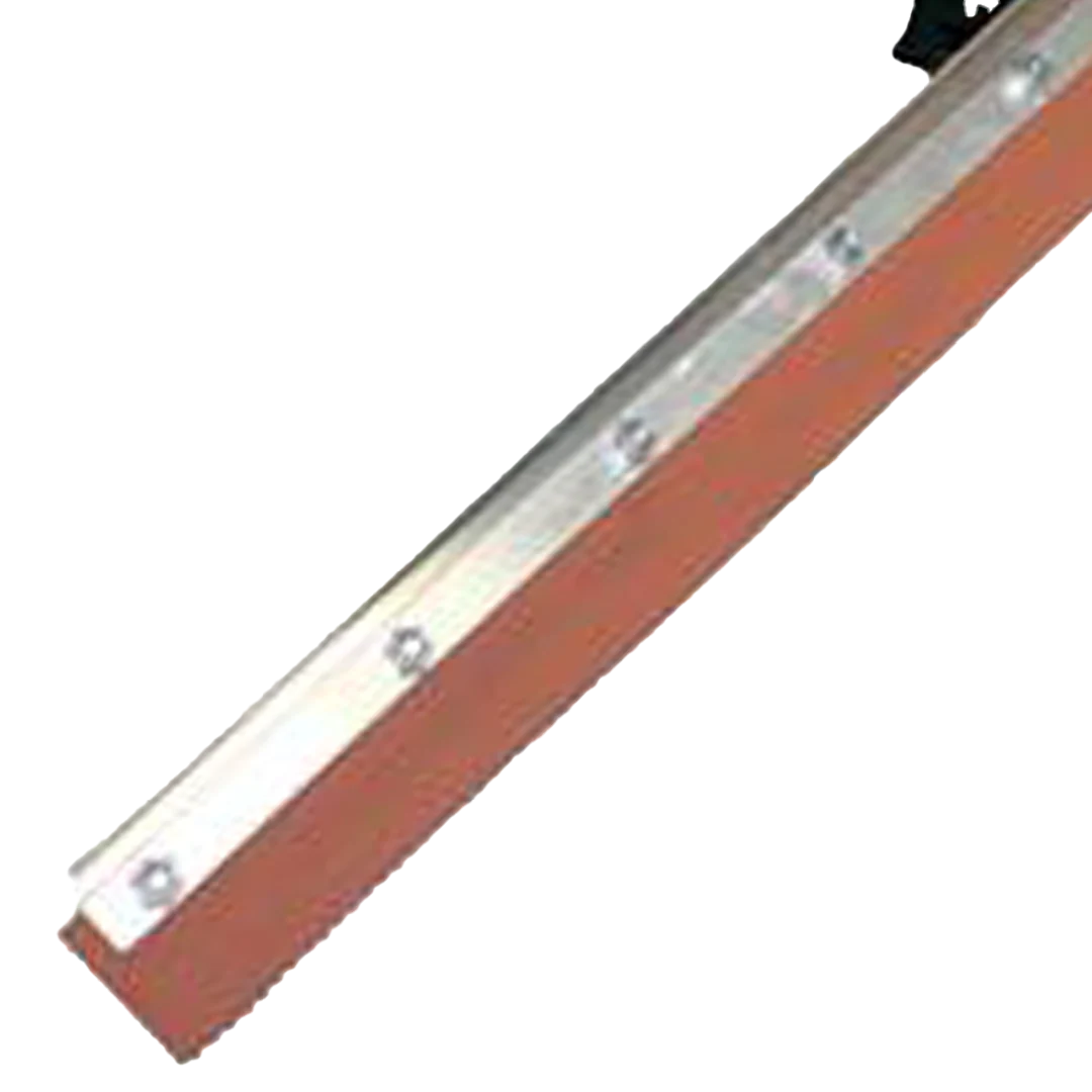 SPEED SQUEEGEE RED RUBBER - 24' 1/4' NOTCHED image 0