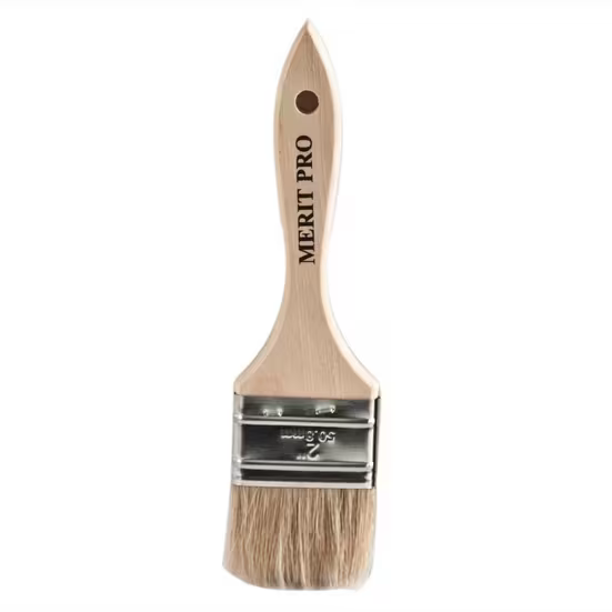 3" White Chip Brush image 0