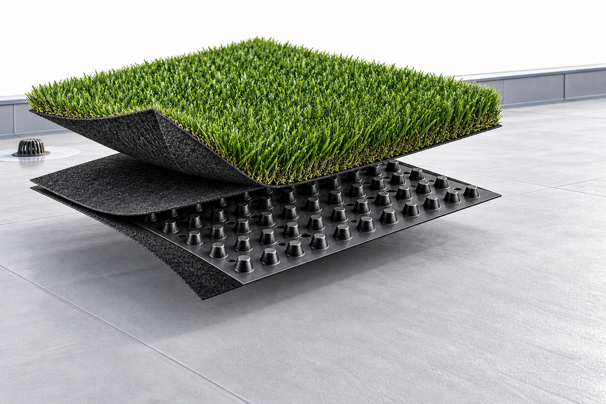 FlowDeck Double-Sided Drainage Mat