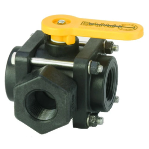 Banjo 3/4" 3 Way Sideload Valve