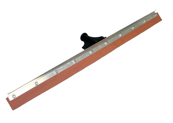 SPEED SQUEEGEE RED RUBBER- 24' -3/16' NOTCHED