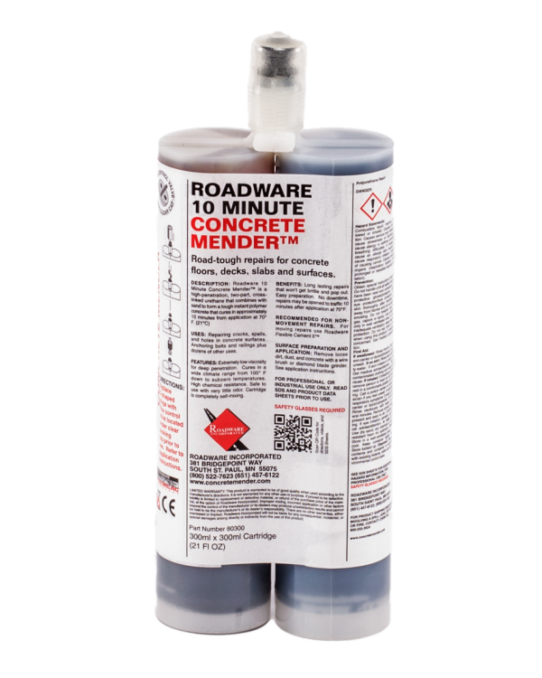 Roadware 10 Minute Concrete Mender 600ml Cartridge
