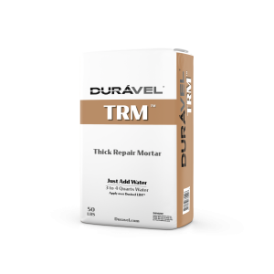 Duravel TRM: Thick-Build Repair Mortar Bag Mix, 50-Pound Bag