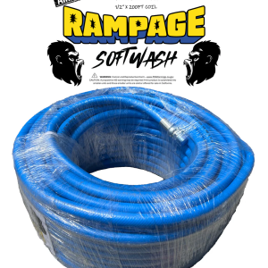 Rampage 1/2" Blue 200ft Softwash Hose