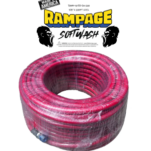 Rampage 5/8" Red 200ft Softwash Hose