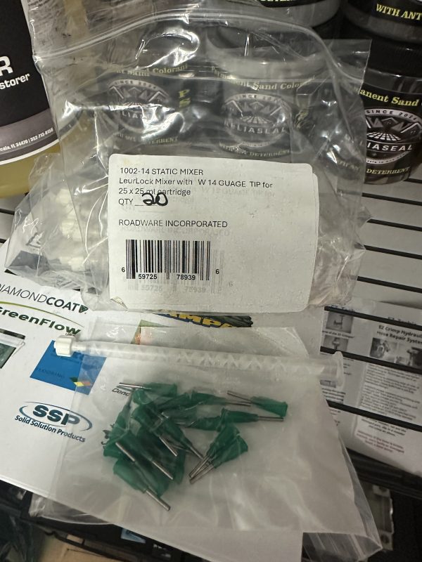 1002-14 Static Mixer with Needle Tip 14 Gauge